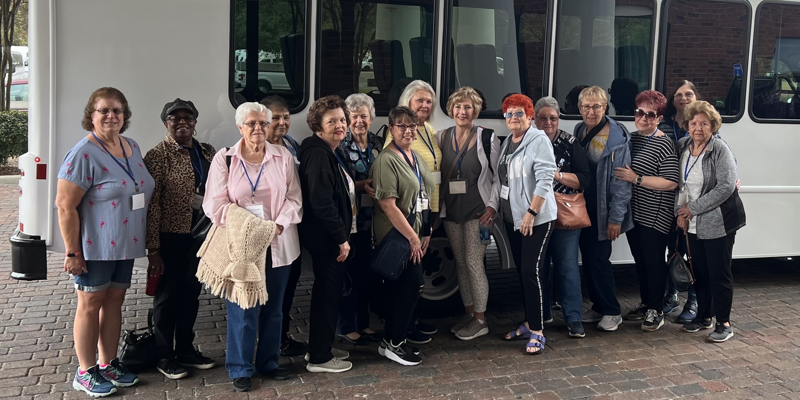 A group of golden opportunity participants gathered for an outing.
